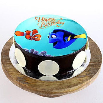 Finding Nemo Chocolate Photo Cake Finding Nemo Chocolate Photo Cake