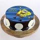Happy SpongeBob Chocolate Photo Cake Delivery in Delhi