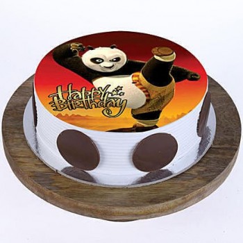 Kung Fu Panda Pineapple Cake