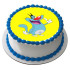 Oggy Cartoon Round Photo Cake