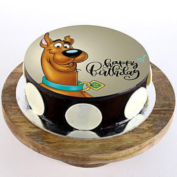 Scooby Doo Chocolate Photo Cake Scooby Doo Chocolate Photo Cake
