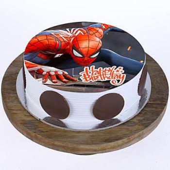 Spiderman Pineapple Cake Spiderman Pineapple Cake