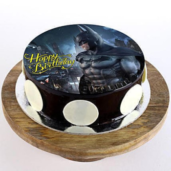 The Batman Chocolate Photo Cake The Batman Chocolate Photo Cake