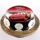 The Cars Chocolate Photo Cake Delivery in Delhi