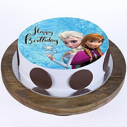 The Frozen Pineapple Photo Cake Delivery in Delhi