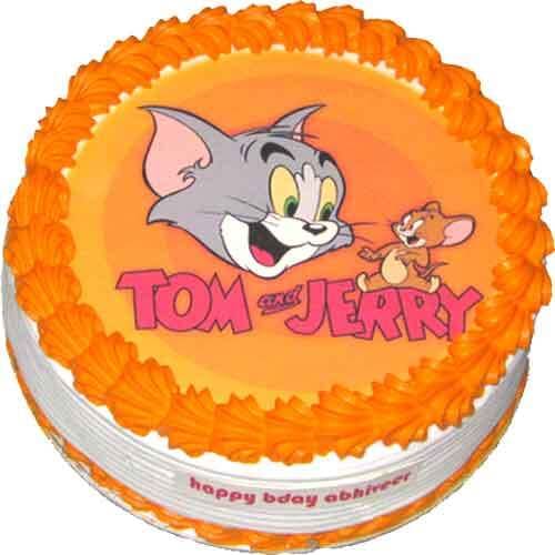 Tom & Jerry Photo Cake Delivery in Delhi