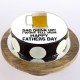Dad Loves Beer Chocolate Photo Cake Delivery in Delhi