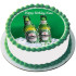 Heineken Beer Round Photo Cake