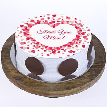 Thank You Mom Pineapple Photo Cake Thank You Mom Pineapple Photo Cake