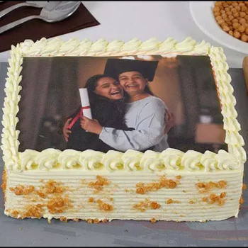 Butter Scotch Personalized Photo Cake Butter Scotch Personalized Photo Cake