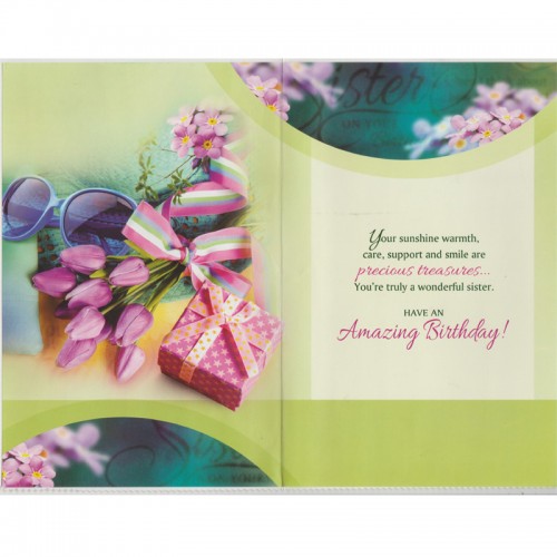 Sister Birthday Card Small Delivery in Delhi