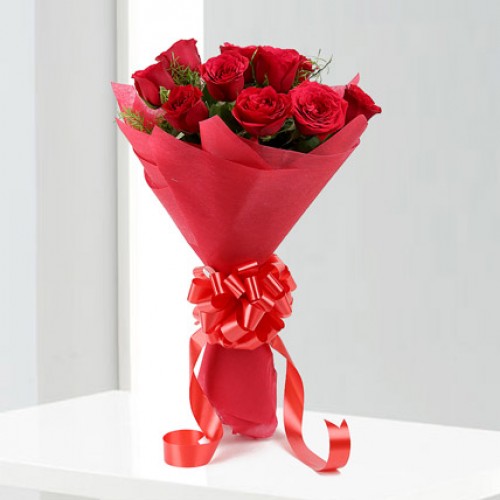 12 Red Roses Bouquet Delivery in Delhi