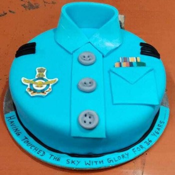 Air Force Uniform Theme Cake