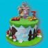 Masha and The Bear Birthday Cake