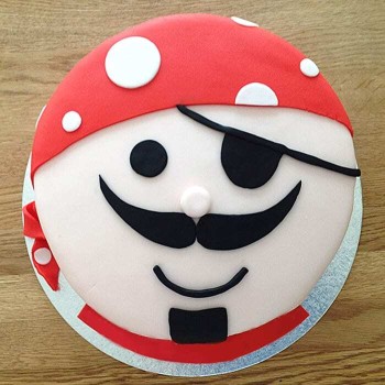 Pirate Birthday Fondant Cake Pirate Birthday Fondant Cake
