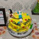 Game Over Theme Bachelor Party Cake Delivery in Delhi NCR