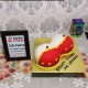 Nip Slips Red Bra Fondant Cake Delivery in Delhi