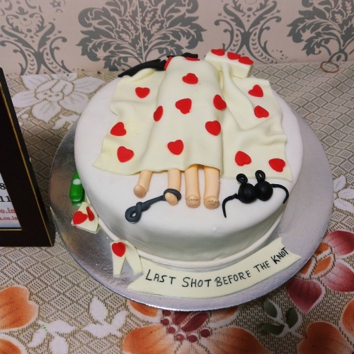 Last Shot Before The Knot Bachelorette Cake Delivery in Delhi NCR