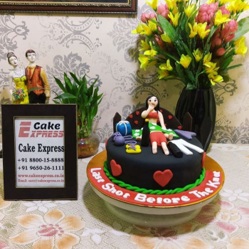 Last Bachelor Birthday Naughty Cake