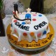 Game Over Bachelorette Theme Cake Delivery in Delhi NCR