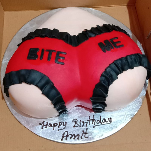 Bite Me Naughty Butt Cake Delivery in Delhi NCR Bite Me Naughty Butt Cake Delivery in Delhi NCR
