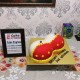 Nip Slips Red Bra Fondant Cake Delivery in Delhi