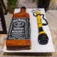 Jack Daniel Bottle & Hookah Cake Delivery in Delhi