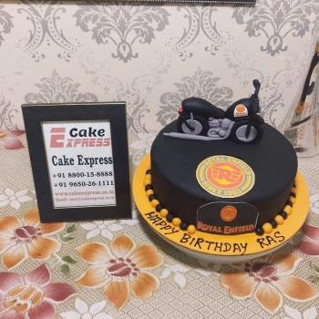 Royal Enfield Customized Cake Royal Enfield Customized Cake