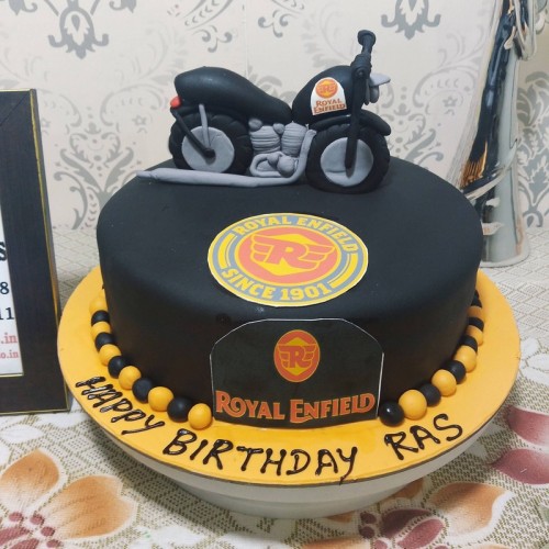 Royal Enfield Customized Cake Delivery in Delhi