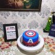 Captain America Fondant Cake Delivery in Delhi