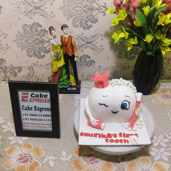 Funny Teeth Fondant Cake Funny Teeth Fondant Cake