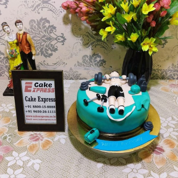 Bodybuilding Theme Cake Bodybuilding Theme Cake