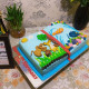 Animal in Book Theme Fondant Cake Delivery in Delhi NCR