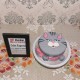 Pussy Cat Face Fondant Cake Delivery in Delhi NCR