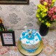 Baby 1st Birthday Fondant Cake Delivery in Delhi NCR