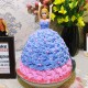 Barbie in Purple Floral Roses Cake Delivery in Delhi