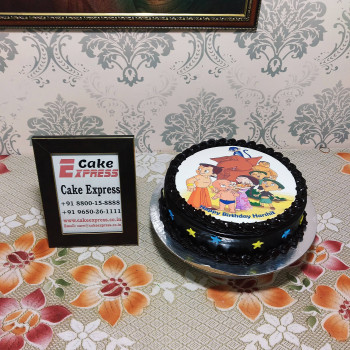Chota Bheem & Friends Chocolate Cake