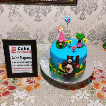 Masha & The Bear Designer Cake