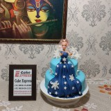 Princess Elsa Theme Birthday Cake