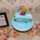 6 Month Birthday Fondant Cake Delivery in Delhi NCR