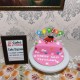 Half Birthday Fondant Cake Delivery in Delhi