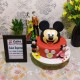Naughty Mickey Mouse Fondant Cake Delivery in Delhi NCR