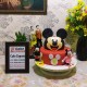 Naughty Mickey Mouse Fondant Cake Delivery in Delhi NCR