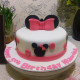 Minnie Mouse Theme Birthday Cake Delivery in Delhi NCR