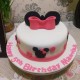 Minnie Mouse Theme Birthday Cake Delivery in Delhi NCR