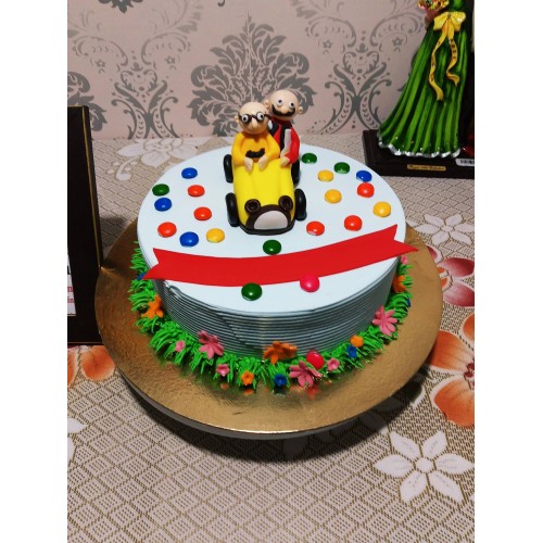 Motu Patlu Designer Cake Delivery in Delhi