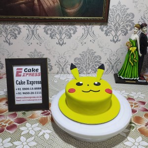 Pikachu Cartoon Fondant Cake Delivery in Delhi NCR - ₹1, Cake Express