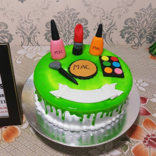 Makeup Semi Fondant Cake Delivery in Delhi NCR