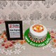 Manchester United Fondant Cake Delivery in Delhi