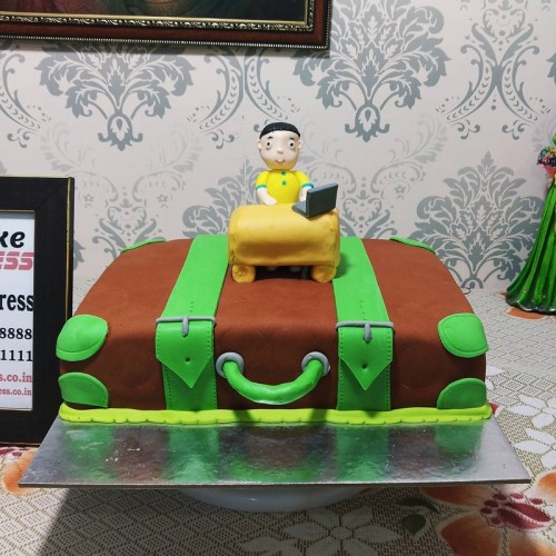 Workaholic Designer Fondant Cake Delivery in Delhi NCR